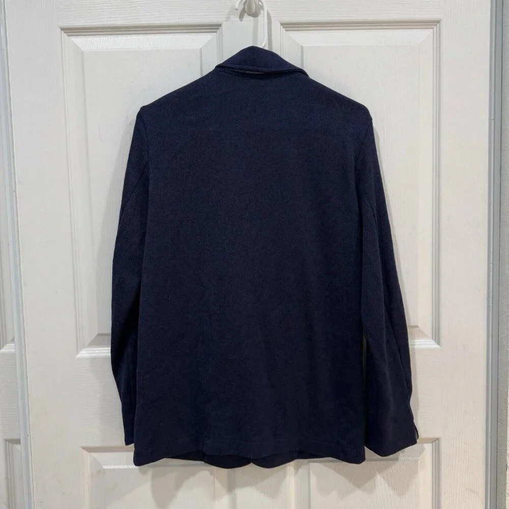 Devernois Women’s Blue Sweater‎ Blazer Cardigan Size 95 Large?